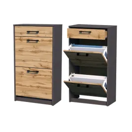 szafka-na-buty-organizer-na-obuwie-2-klapy-szuflada-k034-grafit-wotan