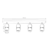 lampa-scienno-sufit-bamboo-4xgu10-biala-stan-nowy