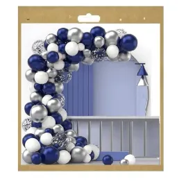 balony-granat-srebrne-konfetti-luk-girlanda-122szt
