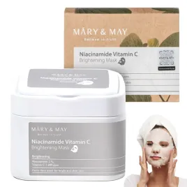 maryandmay-zestaw-30-masek-rozjasniajacych-w-plachcie-niacynamid-witamina-c