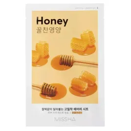 missha-airy-fit-honey-koreanska-regeneracyjna-maska-w-plachcie-miod-1szt