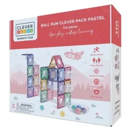 klocki-magnetyczne-kulodrom-ball-run-clever-pack-pastel-110-el-cleverclixx
