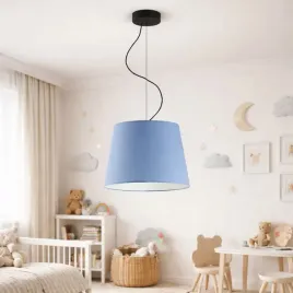 niebieska-lampa-wiszaca-dla-dzieci-rafaella-ze-stozkowym-abazurem