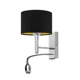 lampa-scienna-lily-gold-z-podwojnym-zrodlem-swiatla