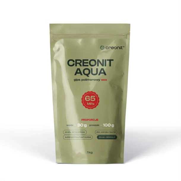 Gips polimerowy Creonit Aqua 65MPa biały 1kg