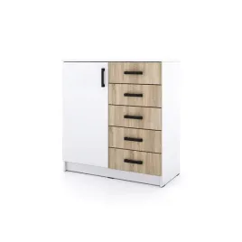 mlodziezowa-komoda-sigma-b4-5s-90-cm-z-szufladami-dab-sonoma