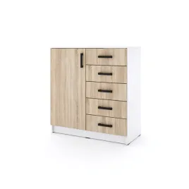 mlodziezowa-komoda-sigma-b4-1u5s-90-cm-z-szufladami-dab-sonoma
