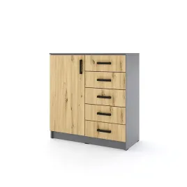 mlodziezowa-komoda-sigma-s5-1u5s-90-cm-z-szufladami-dab-artisan