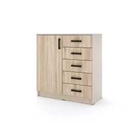 mlodziezowa-komoda-sigma-k4-1u5s-90-cm-z-szufladami-dab-sonoma