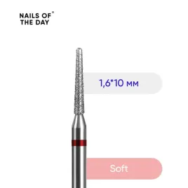 nailsoftheday-frez-diamentowy-stozek-czerwony-16-x-10-mm