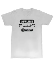 koszulka-meska-offline-ciesz-sie-moja-obecnoscia-prezent-smieszna-szara-m