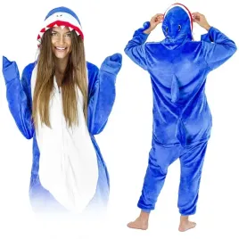 przebranie-kostium-kombinezon-jednoczesciowy-ciepla-pizama-shark-onesie-xl