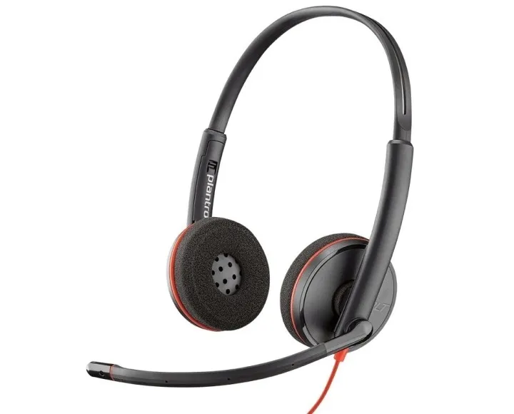 Słuchawki konferencyjne Plantronics Blackwire C3220 USB-A Mikrofon Pilot