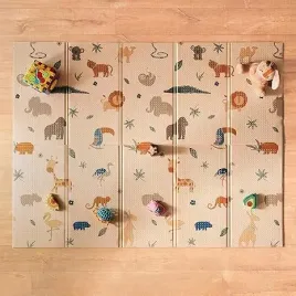 mata-do-zabawy-nuby-reversible-baby-play-mat-safari-150x200-cm