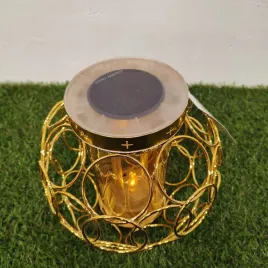 znicz-solarny-kula-metalowy-zloty-h-23-cm-lampion-solarny-fotowoltaiczny