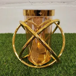 znicz-solarny-kula-metalowy-zloty-h-23-cm-lampion-solarny-fotowoltaiczny