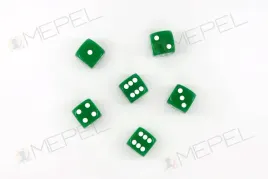 kosc-kostka-do-gry-k6-16mm-oczka-zielona-100-sztuk