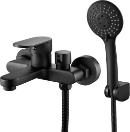 llffssdg-bateria-wannowa-czarna-z-prysznicem-natynkowa-150-mm