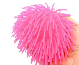 pilka-z-wlosami-gumowymi-sensoryczna-15cm-gniotek-rozowa-new-puffy-pink