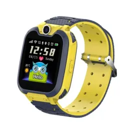 wodoodporny-smartwatch-dzieciecy-zolty-z-gps-i-funkcja-sos