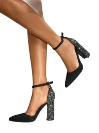 czolenka-damskie-czarne-z-brokatowym-obcasem-slupek-40-1la
