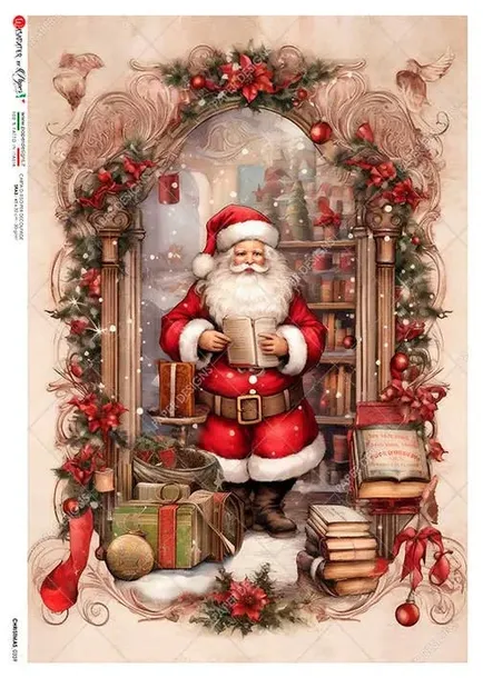 Papier ryżowy Christmas 0359 A4