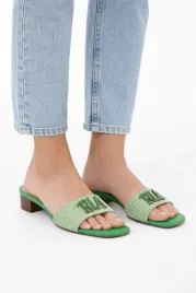 lauren-ralph-lauren-zielone-klapki-eleganckie-z-klockiem-38-i4a