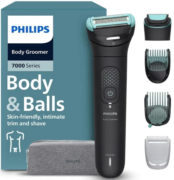 TRYMER GOLARKA PHILIPS DO WŁOSÓW CIAŁA BODYGROOM 7000 MASZYNKA BG7470/15