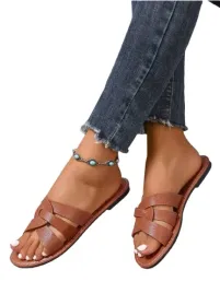 shein-brazowe-klapki-damskie-z-plecionymi-paskami-casual-eur39-1ka