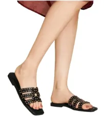 shein-czarne-klapki-eleganckie-z-cwiekami-na-plaskim-obcasie-38-1ka