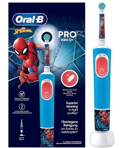Szczoteczka elektryczna Oral-B Vitality Pro D103 Kids Spiderman