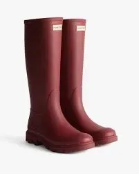 hunter-kalosze-damskie-czerwone-wodoszczelne-przed-kostke-40-t6a