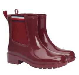 tommy-hilfiger-damskie-gumowe-botki-bordowe-39-u2a