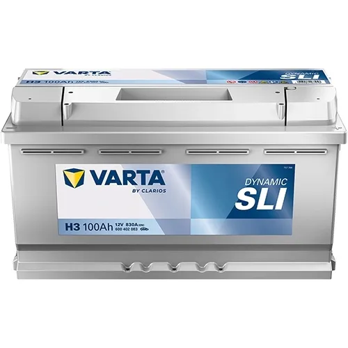 AKUMULATOR VARTA DYNAMIC SLI, 100AH, 100 AH, 830A, H3, 600402083K262