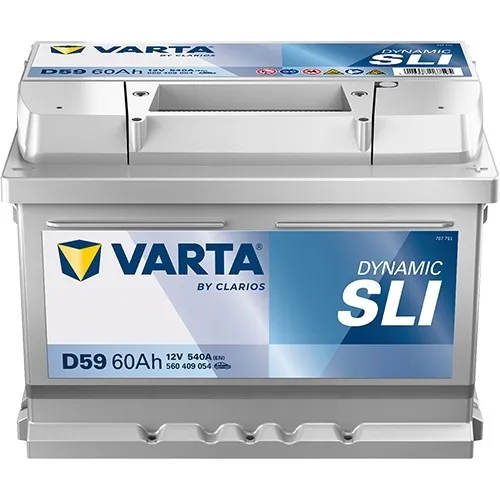Akumulator VARTA Blue Dynamic D59 60Ah 540A EN