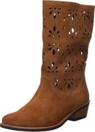 usha-brazowe-skorzane-botki-za-kostke-z-azurowym-wzorem-40-j6a