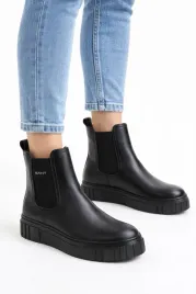 gant-damskie-czarne-botki-za-kostke-wsuwane-ze-skory-36-i4a