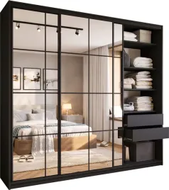 szafa-przesuwna-z-lustrem-250-cm-optica-max-do-sypialni-z-polkami