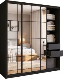 szafa-przesuwna-z-lustrem-180-cm-optica-do-sypialni-z-polkami
