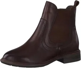 tamaris-damskie-botki-brazowe-skorzane-na-zamek-38-jrb
