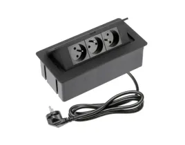 gniazdo-meblowe-gtv-soft-3x230v-czarne-wpuszczane