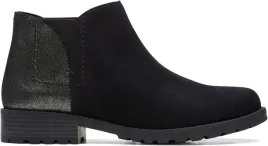 clarks-botki-damskie-czarne-wsuwane-skorzane-39-z5a