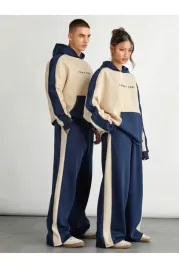 dres-damski-komplet-bezowo-granatowy-z-kapturem-i-paskiem-l-xl-5ga