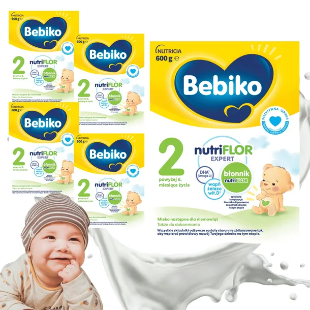 Bebiko 2 NutriFlor Expert mleko następne powyżej 6. miesiąca 600 g