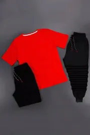 dres-damski-komplet-czerwony-t-shirt-czarne-spodnie-dresowe-40-5ga