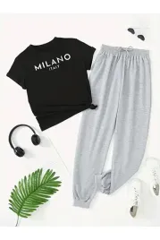 dres-damski-komplet-czarny-t-shirt-szare-spodnie-melanz-s-m-5ga