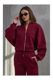 dres-damski-bordowy-komplet-bluza-rozpinana-spodnie-z-kieszeniami-m-5ga