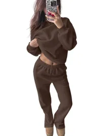 shein-dres-damski-brazowy-komplet-dlugi-rekaw-prosta-nogawka-38-1la