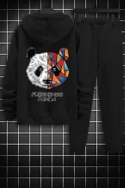 czarny-dres-damski-komplet-z-kapturem-z-nadrukiem-panda-36-5ga