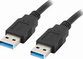 kabel-lanberg-usb-a-3-0-m-m-1m-czarny-blyszczacy